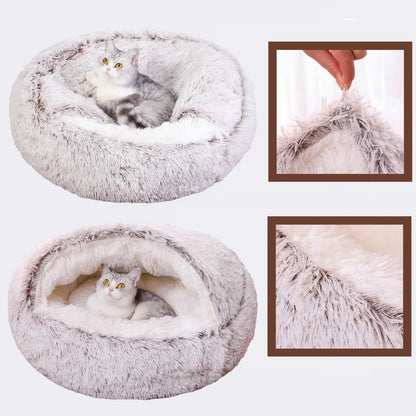 Pet Bed Plush Interior High-Density Foam Support