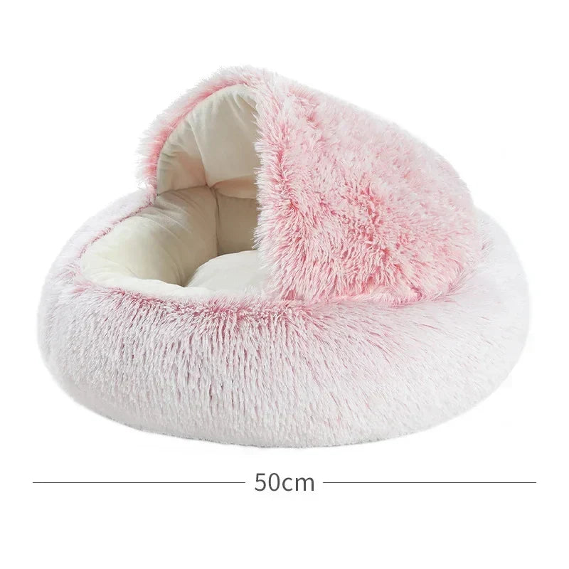 Pet Bed Plush Interior High-Density Foam Support