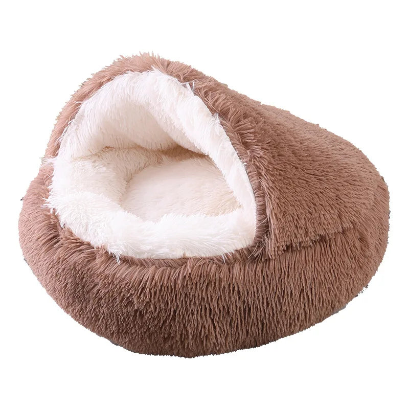Pet Bed Plush Interior High-Density Foam Support