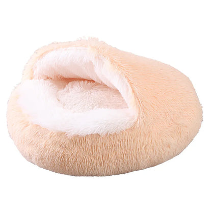 Pet Bed Plush Interior High-Density Foam Support