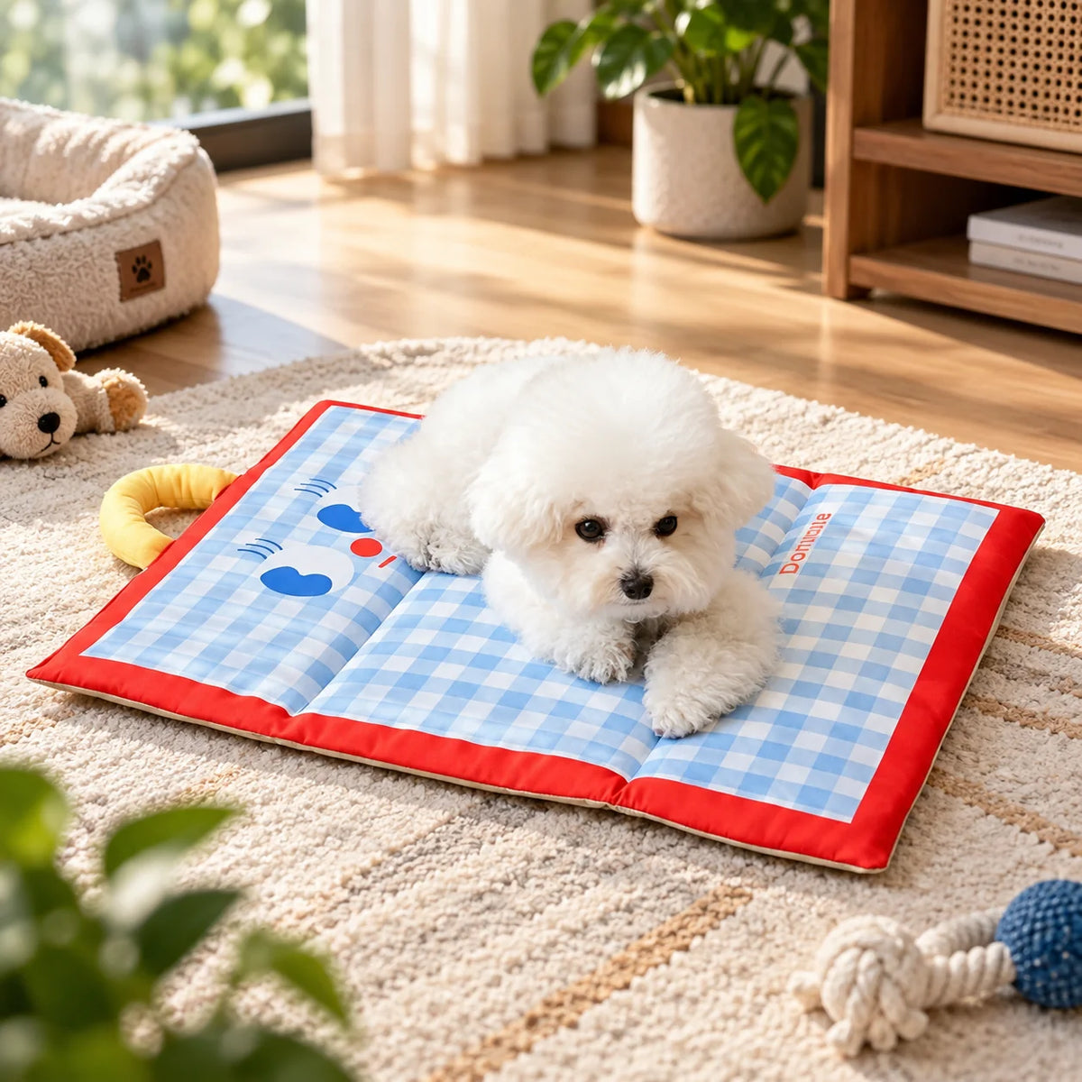 Pet Cooling Mat Foldable Breathable Wipe-Clean