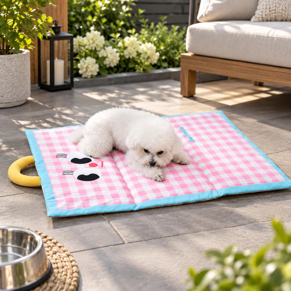 Pet Cooling Mat Foldable Breathable Wipe-Clean