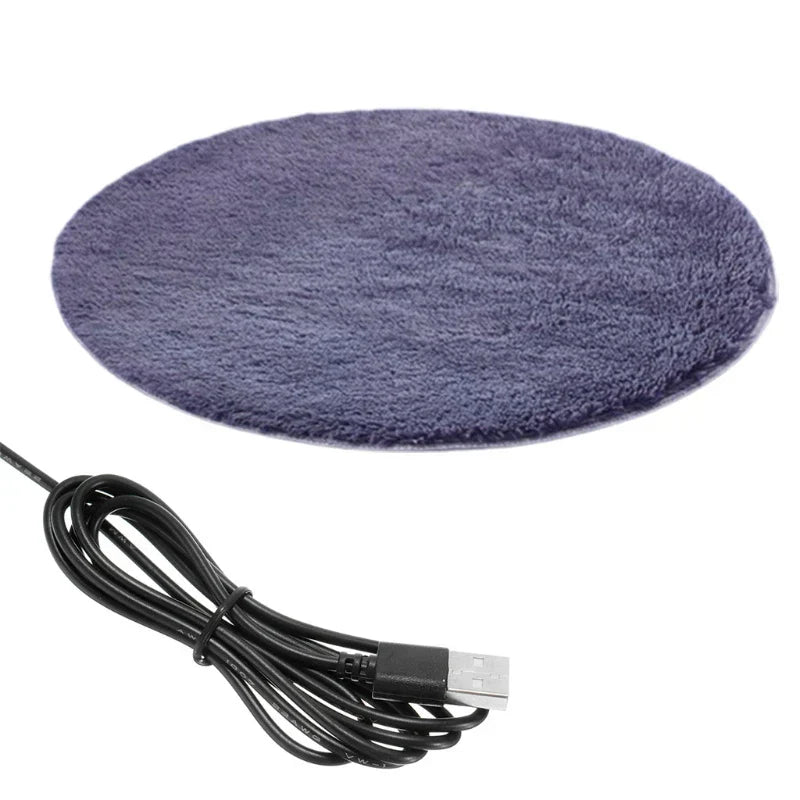 Pet Cushion Heated USB-Powered Plush Waterproof & Non-Slip