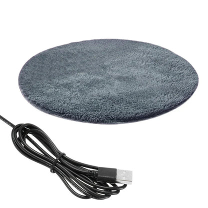 Pet Cushion Heated USB-Powered Plush Waterproof & Non-Slip