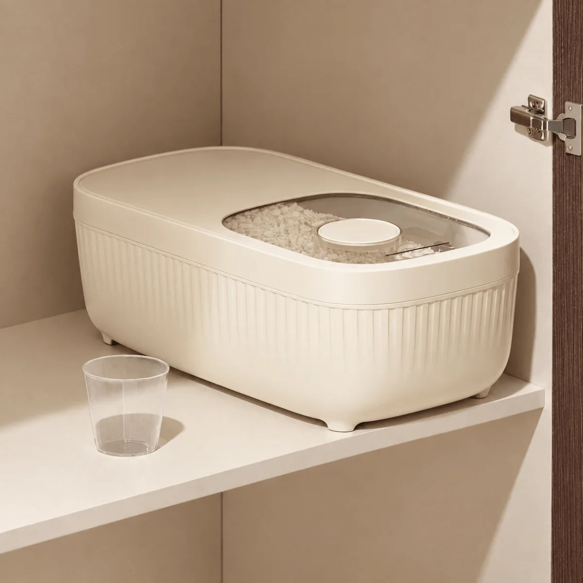Pet Food Storage Container Airtight BPA-Free Locking Lid