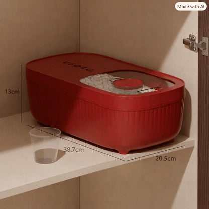 Pet Food Storage Container Airtight BPA-Free Locking Lid