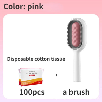 Pet Grooming Brush Water-Based Cleaning & Loose Fur Removal