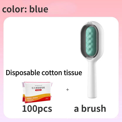 Pet Grooming Brush Water-Based Cleaning & Loose Fur Removal