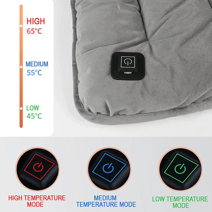 Pet Heating Pad USB-Powered Adjustable Heat & Non-Slip Base