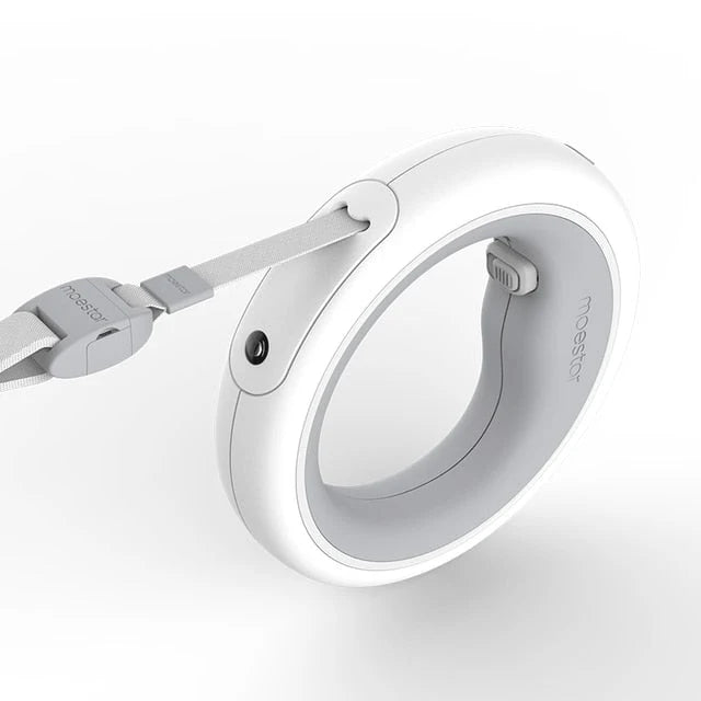 Pet Leash Retractable LED Rechargeable Hands-Free Ring Grip