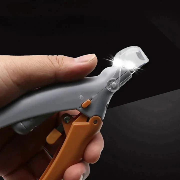 Pet Nail Clipper LED Light Stainless Steel Blades