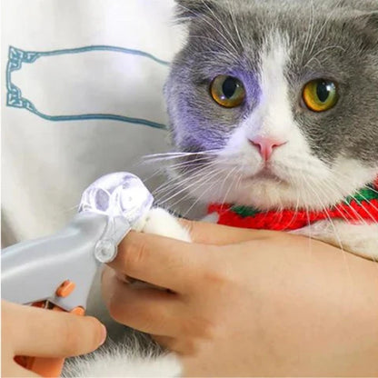 Pet Nail Clipper LED Light Stainless Steel Blades