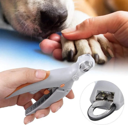 Pet Nail Clipper LED Light Stainless Steel Blades