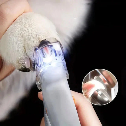 Pet Nail Clipper LED Light Stainless Steel Blades
