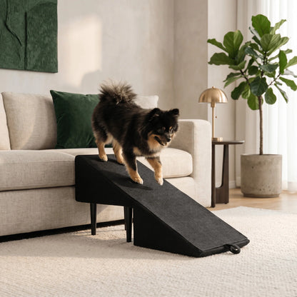 Pet Ramp & Step Stool Convertible Foldable Anti-Slip Suction Base