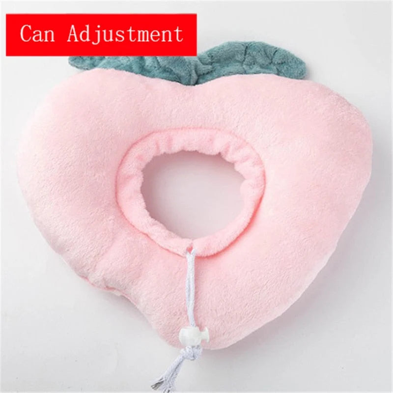 Pet Recovery Collar Soft Cotton Adjustable Washable Fit