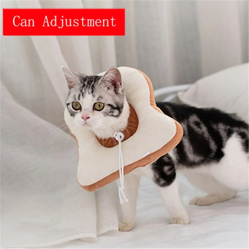 Pet Recovery Collar Soft Cotton Adjustable Washable Fit
