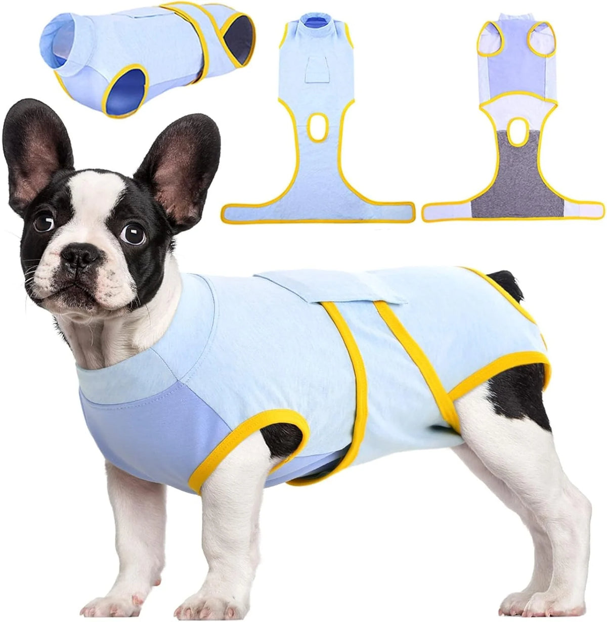 Pet Recovery Shirt Breathable Wound Protection Secure Closures