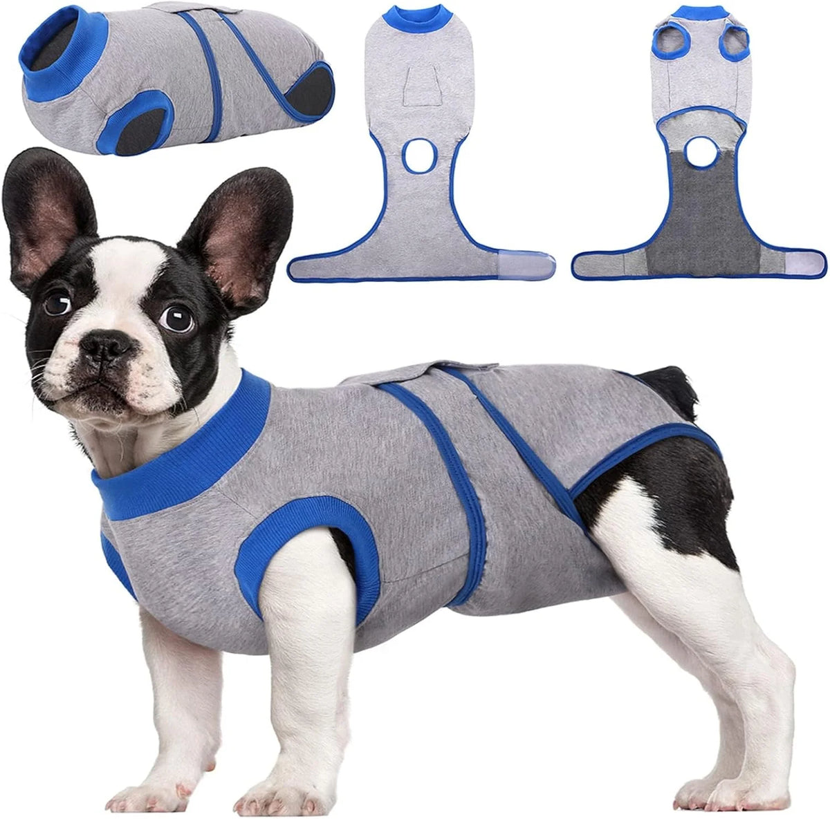 Pet Recovery Shirt Breathable Wound Protection Secure Closures