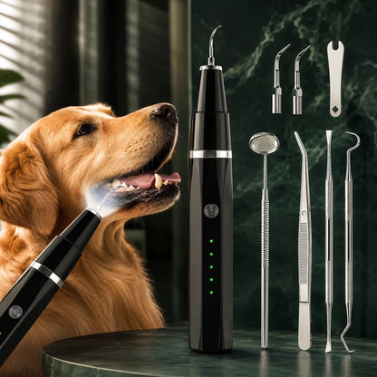 Pet Tartar Remover Ultrasonic Handheld USB Rechargeable