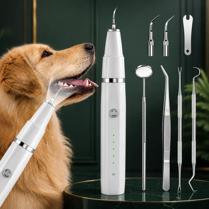 Pet Tartar Remover Ultrasonic Handheld USB Rechargeable