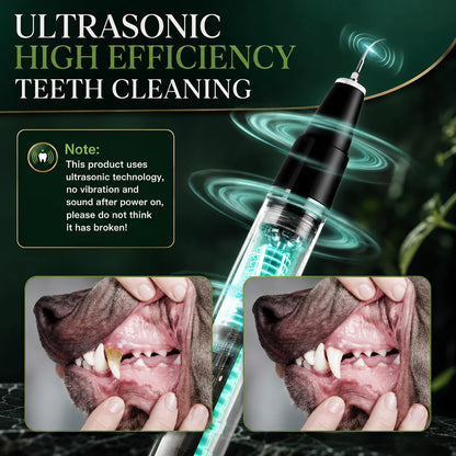Pet Tartar Remover Ultrasonic Handheld USB Rechargeable