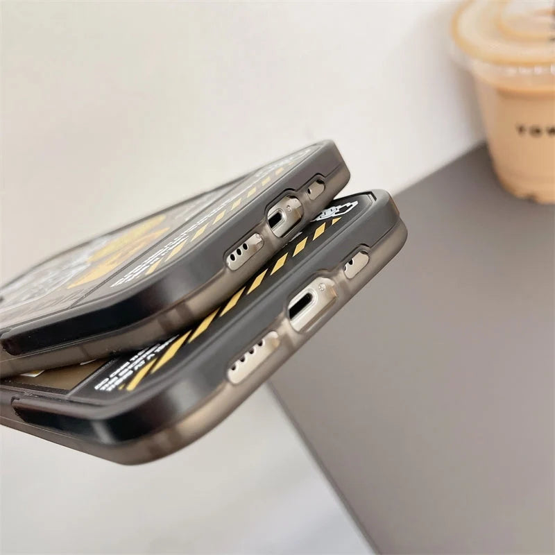 Phone Case Astronaut Design Built-In Holder For iPhone X–13 Models