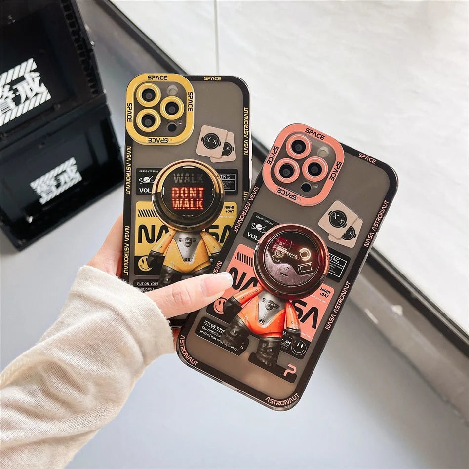 Phone Case Astronaut Design Shockproof TPU Slim Profile