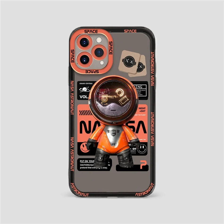 Phone Case Astronaut Design Shockproof TPU Slim Profile