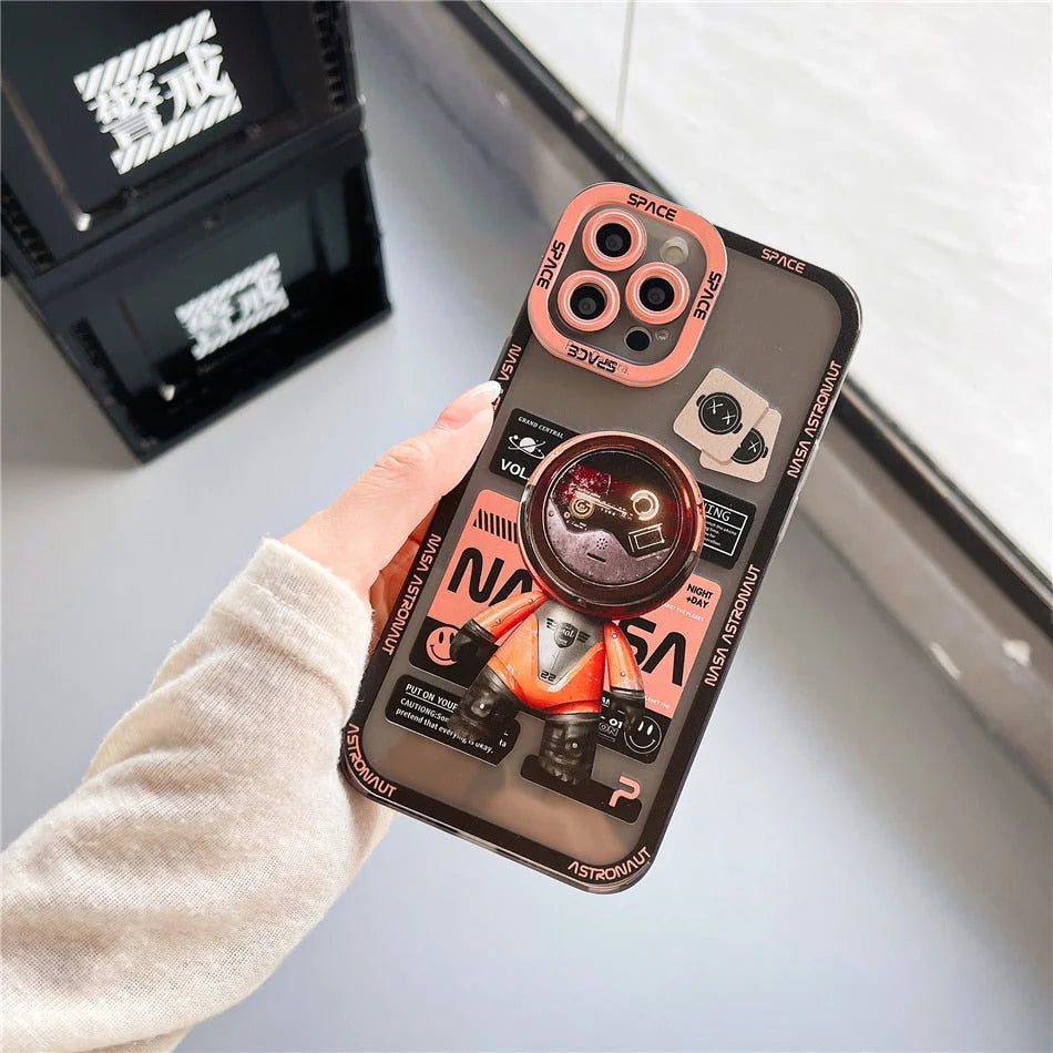 Phone Case Astronaut Design Shockproof TPU Slim Profile
