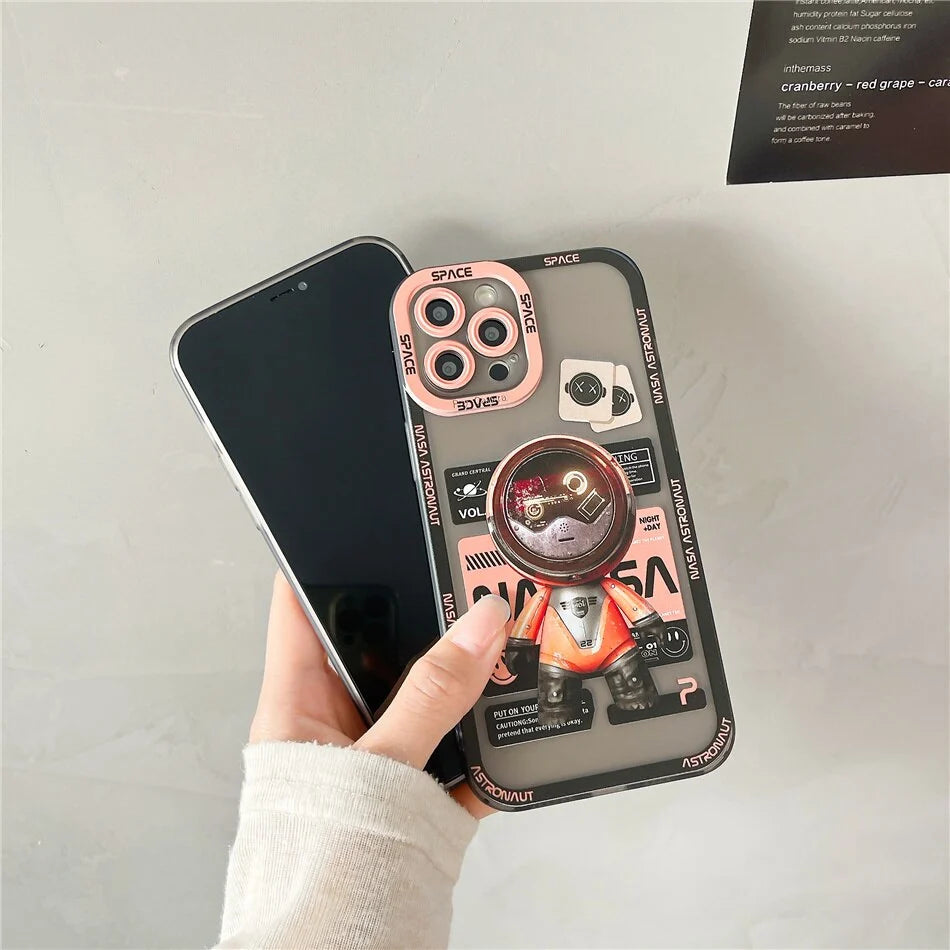 Phone Case Astronaut Design Shockproof TPU Slim Profile