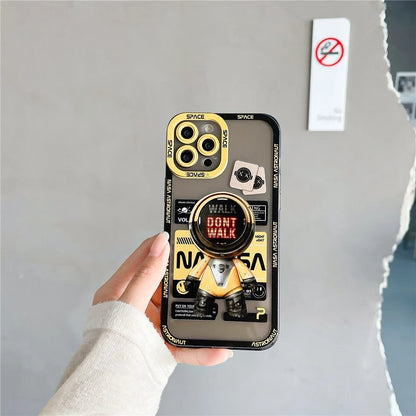 Phone Case Astronaut Design Shockproof TPU Slim Profile