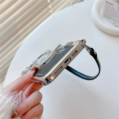 Phone Case Camera-Inspired Matte Non-Slip Anti-Scratch Lanyard & Strap