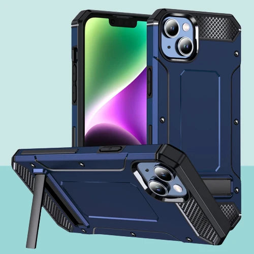 Phone Case Heavy-Duty Drop Protection Built-In Holder Magnetic