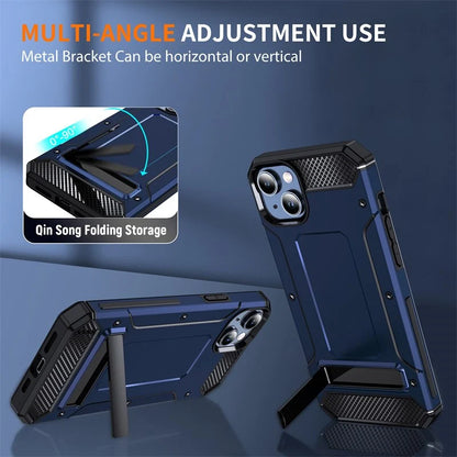Phone Case Heavy-Duty Drop Protection Built-In Holder Magnetic