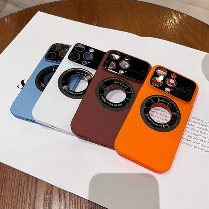 Phone Case Magnetic Charging Compatible Scratch-Resistant Non-Slip Grip