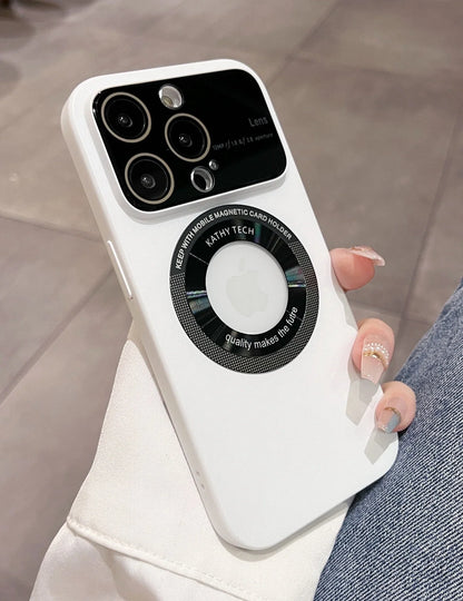 Phone Case Magnetic Charging Compatible Scratch-Resistant Non-Slip Grip
