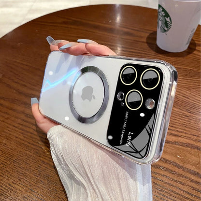 Phone Case Magnetic Charging Compatible Scratch-Resistant Non-Slip Grip