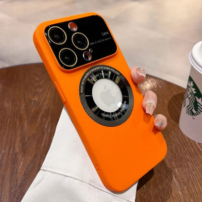 Phone Case Magnetic Charging Compatible Scratch-Resistant Non-Slip Grip