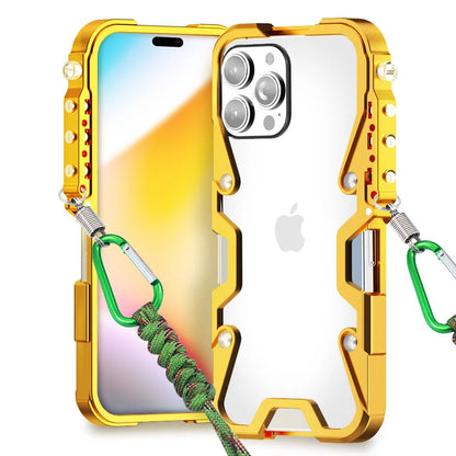Phone Case Shockproof Alloy Frame Non-Slip Grip Anti-Fingerprint Matte Finish