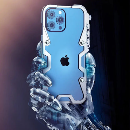 Phone Case Shockproof Alloy Frame Non-Slip Grip Anti-Fingerprint Matte Finish