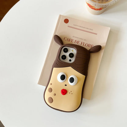 Phone Case Soft Silicone Squeezable Face Anti-Scratch