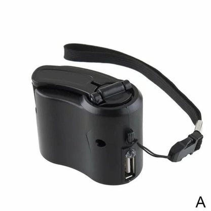 Phone Charger Hand Crank Emergency Power LED Light