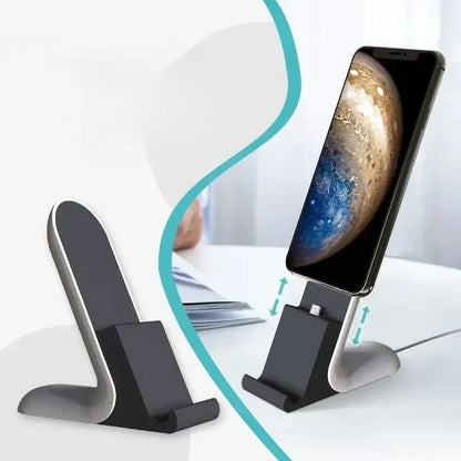 Phone Charging Stand Cable Management Case-Compatible Non-Slip Base
