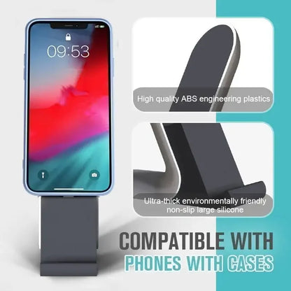 Phone Charging Stand Cable Management Case-Compatible Non-Slip Base