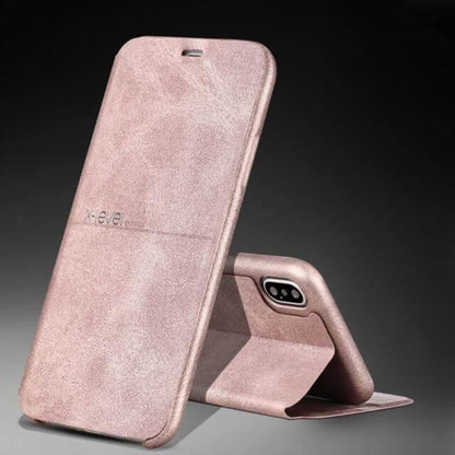Phone Flip Case PU Leather Slim Built-In Kickstand