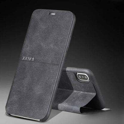 Phone Flip Case PU Leather Slim Built-In Kickstand