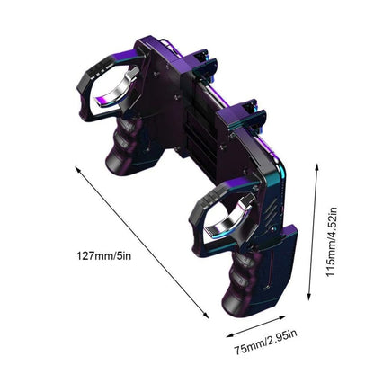 Phone Gaming Controller Four-Finger Ergonomic Grip