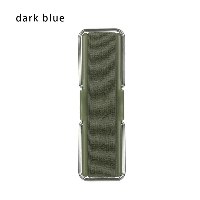 Phone Grip Holder Elastic Strap & Metal Kickstand