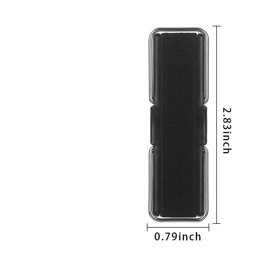 Phone Grip Holder Elastic Strap & Metal Kickstand